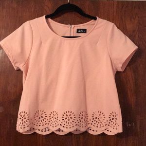 Cut-Out Trim Crop Top!